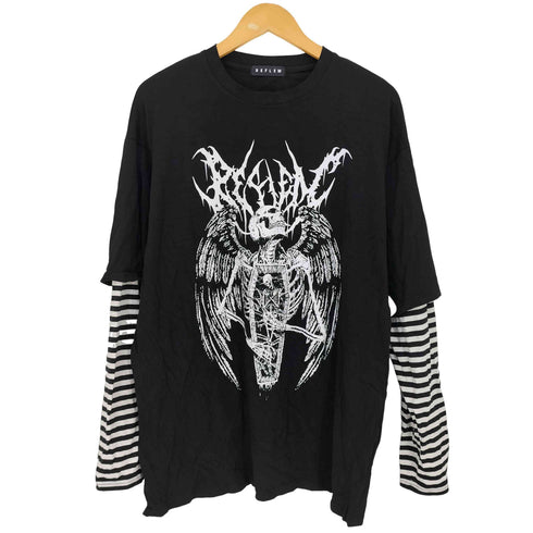 レフレム REFLEM レイヤード ロングカットソー レディース FREE