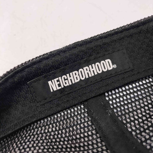 ネイバーフッド NEIGHBORHOOD 23SS LOGO PRINT MESH CAP ロゴ プリント メッシュ キャップ メンズ FREE