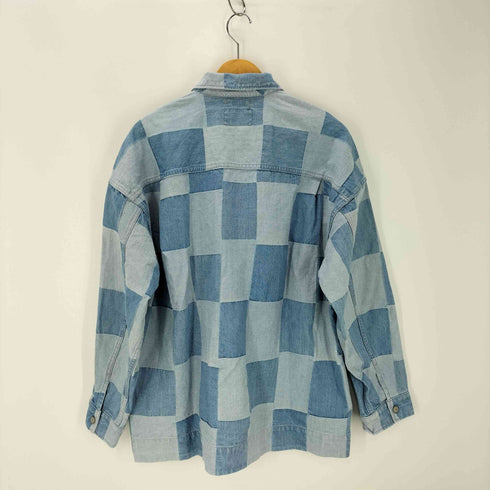 ウエストオーバーオールズ WESTOVERALLS Patchwork track shirt メンズ