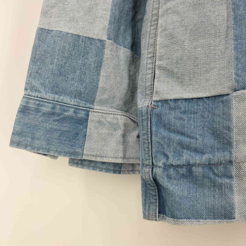 ウエストオーバーオールズ WESTOVERALLS Patchwork track shirt メンズ