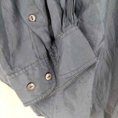 CREATIVE EDGE シルクサテン レギュラーカラーシャツ メンズ import:L