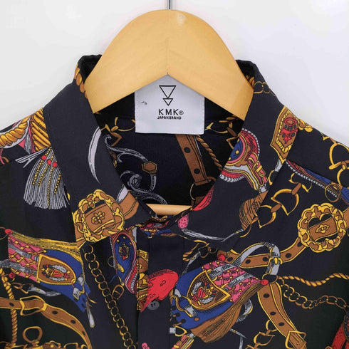 ケイエムケイ KMK スカーフ柄 総柄シャツ メンズ JPN:M