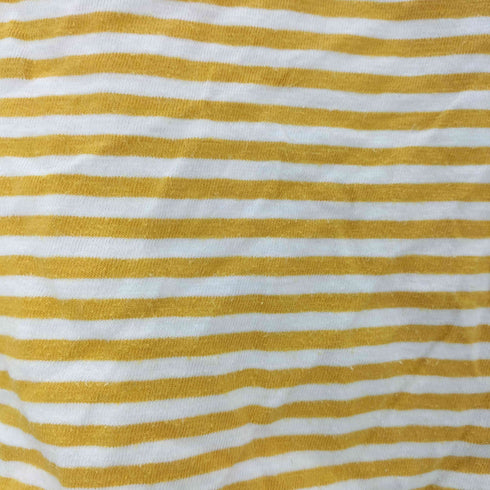 ゲス GUESS 90s-00s ロゴ刺しゅう ボーダー柄クルーネックTシャツ メンズ JPN:M