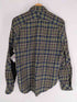ウールリッチ WOOLRICH 50S復刻 MADE IN USA 3P 猫目ボタン チェックシャツ フラップポケット メンズ import:M