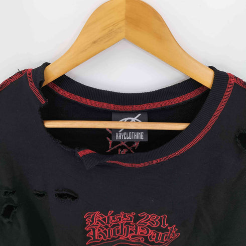 ケリークロージング KRY CLOTHING ダメージ加工 ノースリーブスウェット レディース