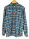 メゾンキツネ MAISON KITSUNE カラフルチェックL/S ワークシャツ メンズ import:M