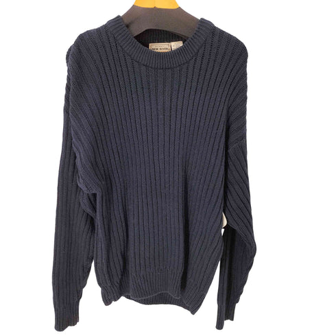 NEW RIVER 00S RAMIE COTTON ニット メンズ import:XL