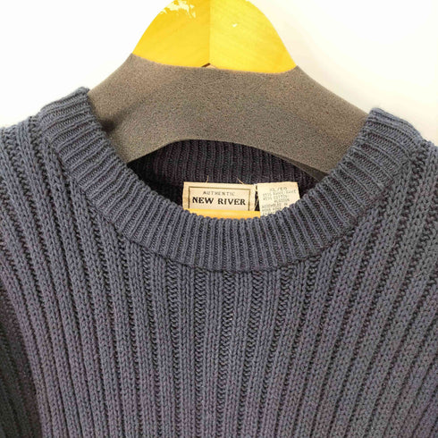 NEW RIVER 00S RAMIE COTTON ニット メンズ import:XL