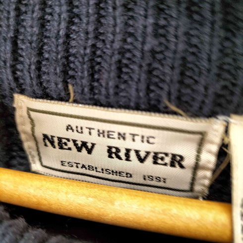 NEW RIVER 00S RAMIE COTTON ニット メンズ import:XL
