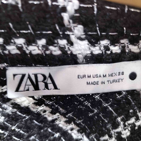 ザラ ZARA ツイードフレアスカート レディース JPN:M