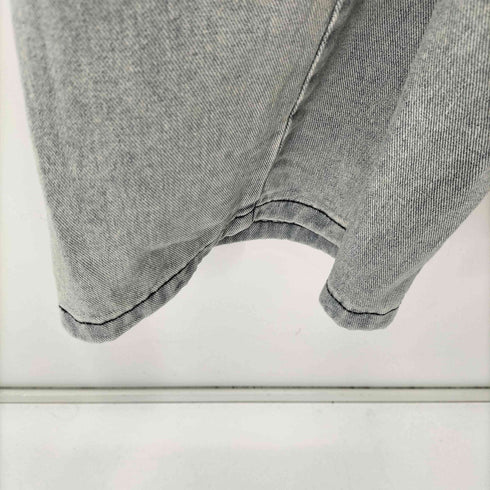 2タックワイドデニムパンツ レディース 2XL