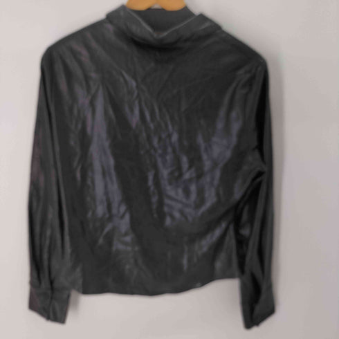 ザラ ZARA フェイクレザー L/S トップス レディース import:L