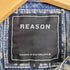 REASON ROCK TOUR DENIM JACKET 両面 ワッペン 刺繍 ウォッシュド ダメージ デニムジャケット メンズ JPN:L