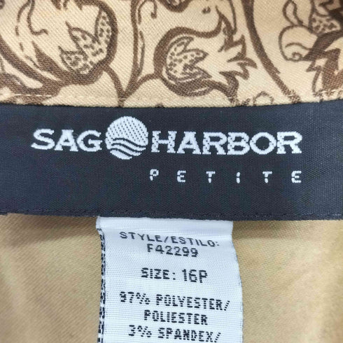 サグハーバー SAG HARBOR 90-2000s 総柄 開襟シャツ オープンカラーシャツ メンズ 16P