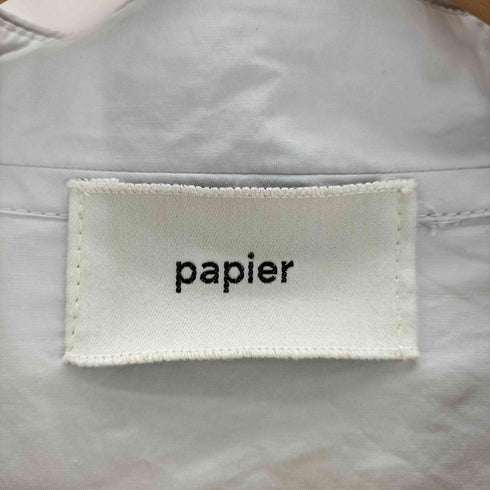 パピエ papier cook shirt クックシャツ レディース FREE