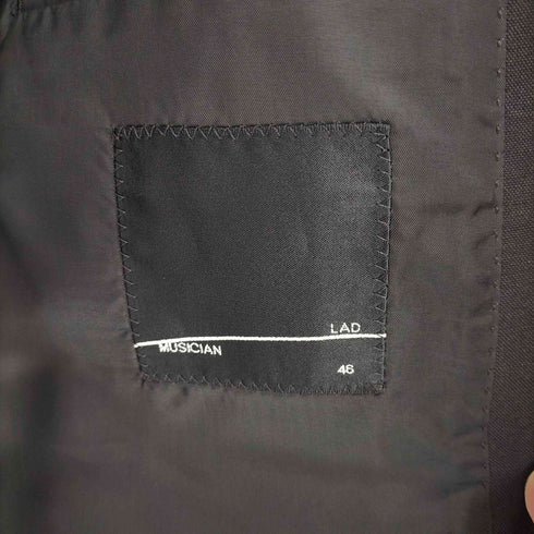 ラッドミュージシャン LAD MUSICIAN 14AW モヘヤ混 1B テーラードジャケット メンズ JPN:46