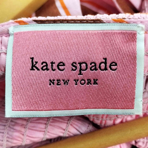 ケイトスペードニューヨーク kate spade NEW YORK ストライプ ボーダー 切替 ティアード キャミワンピース レディース import:S