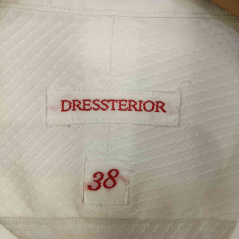 ドレステリア DRESSTERIOR ホリゾンタルカラー ドレスシャツ メンズ 38
