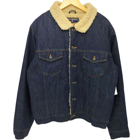 ポロスポーツラルフローレン POLO SPORT RALPH LAUREN 90S 内ボア デニムジャケット メンズ LL
