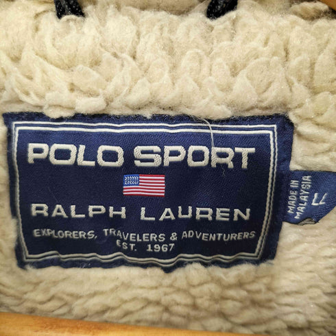 ポロスポーツラルフローレン POLO SPORT RALPH LAUREN 90S 内ボア デニムジャケット メンズ LL
