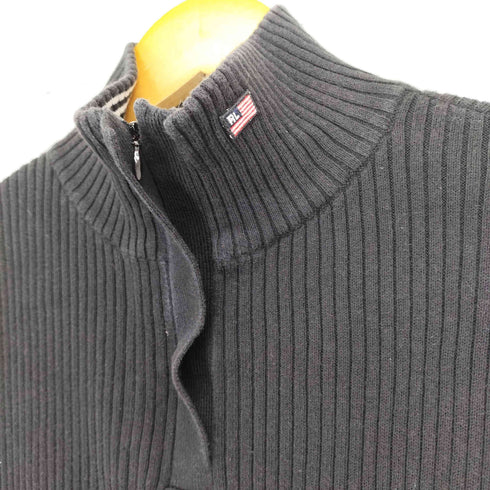 ポロジーンズカンパニーラルフローレン POLO JEANS COMPANY RALPH LAUREN ハーフジップリブニット レディース JPN:L