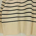ザラ ZARA 細ボーダー サイドスリット クルーネック ニット レディース import:M