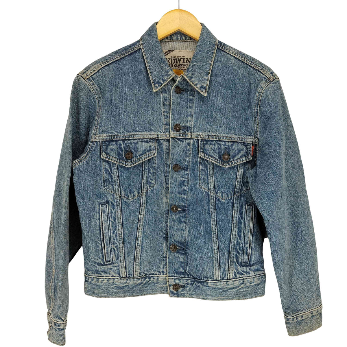 EDWIN ブラックデニムジャケット us classic 短丈 90s EDWIN