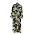 ザラ ZARA サテンドレス フラワーワンピース レディース import:M