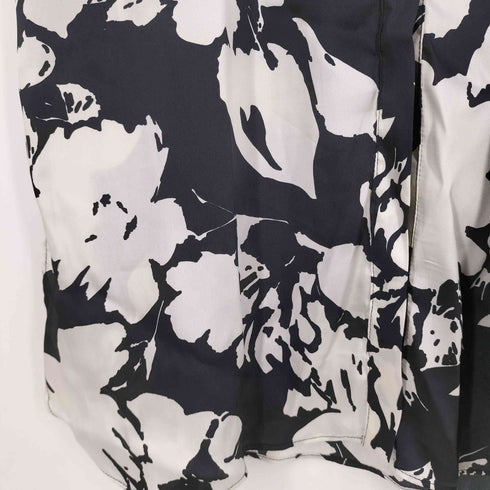 ザラ ZARA サテンドレス フラワーワンピース レディース import:M