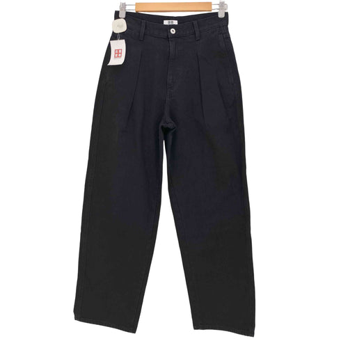 ユニクロユー UNIQLO U デニムタックパンツ レディース 25