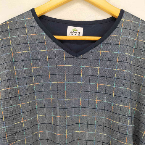 ラコステ LACOSTE HOMEWEAR 総柄Vネックカットソー メンズ JPN:M