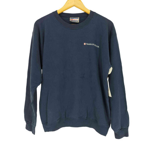 ヘインズ Hanes 90s フロントプリントクルーネックスウェット メンズ JPN:S