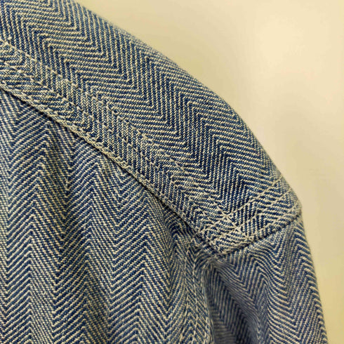 ポロラルフローレン POLO RALPH LAUREN ヘリンボーンデニムシャツ メンズ M