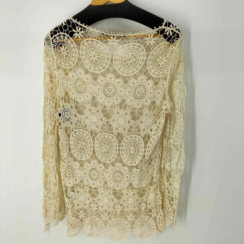 ザラ ZARA アンティークレース L/S カットソー レディース S