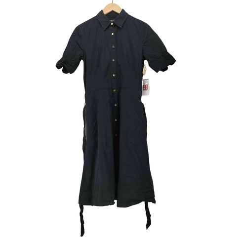 ローレンラルフローレン LAUREN RALPH LAUREN 金ボタン S/S シャツ ワンピース レディース 2