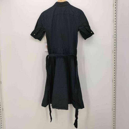 ローレンラルフローレン LAUREN RALPH LAUREN 金ボタン S/S シャツ ワンピース レディース 2