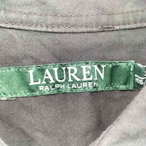ローレンラルフローレン LAUREN RALPH LAUREN 金ボタン S/S シャツ ワンピース レディース 2