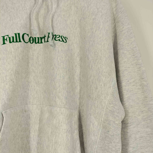Full Court Press Championボディ REVERSE WEAVE ロゴ刺繍 プルオーバーパーカー メンズ import:XL
