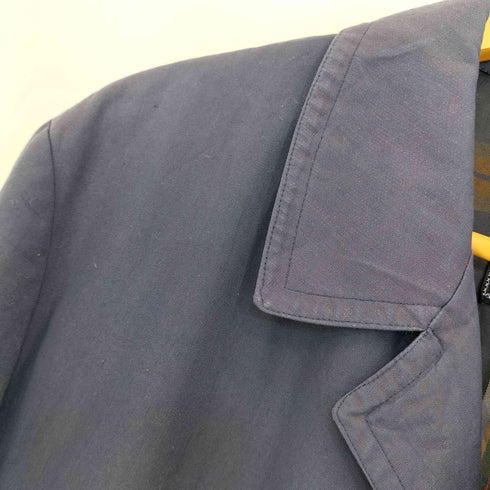 バーバリー BURBERRY 90S 英国製 裏地 玉虫 チェック チェスターコート メンズ