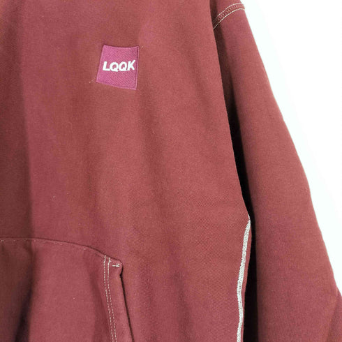 ルックスタジオ LQQK STUDIO USA製 Signature Snap Hoodie シグネチャー スナップ フーディー メンズ import:XL