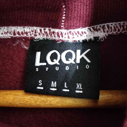 ルックスタジオ LQQK STUDIO USA製 Signature Snap Hoodie シグネチャー スナップ フーディー メンズ import:XL