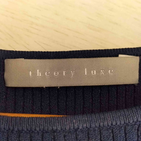 セオリーリュクス theory luxe PURE CREPE OLALIF リブニット ノースリーブ レディース JPN:38