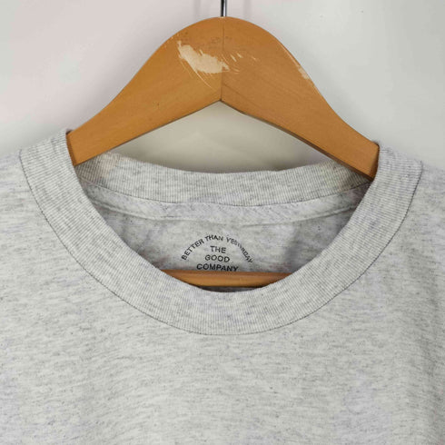 ザグッドカンパニー THE GOOD COMPANY フロントプリント クルーネックTシャツ メンズ import:XL