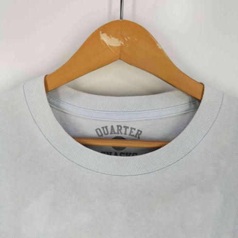 クウォータースナックス QUARTER SNACKS Varsity T-Shirt ロゴプリント クルーネックTシャツ メンズ import:XL