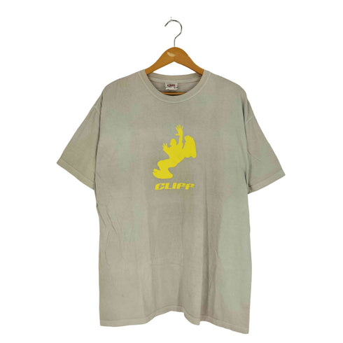 CLIFF ロゴプリント クルーネックTシャツ メンズ