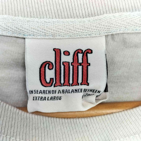 CLIFF ロゴプリント クルーネックTシャツ メンズ