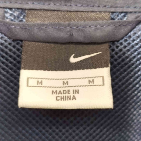 ナイキ NIKE 90-2000s ロゴ刺繍 スウォッシュ ナイロンジャケット メンズ JPN:M