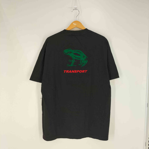 TRANSPORT FROG TEE カエル バックプリント クルーネックTシャツ メンズ import:XL