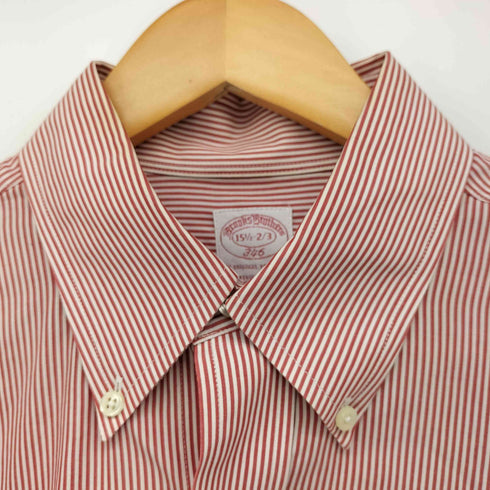 ブルックスブラザーズ 346 BROOKS BROTHERS ストライプ ボタンダウン L/S シャツ メンズ 15 1/2-2/3