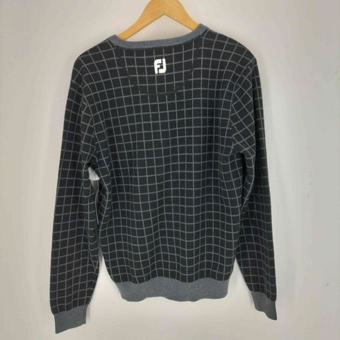 FootJoy チェックVネックニット メンズ JPN:L